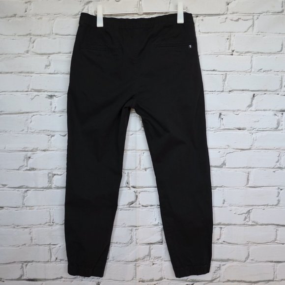 West 49 Black Waistband Cotton Pant Joggers - Picture 2 of 5
